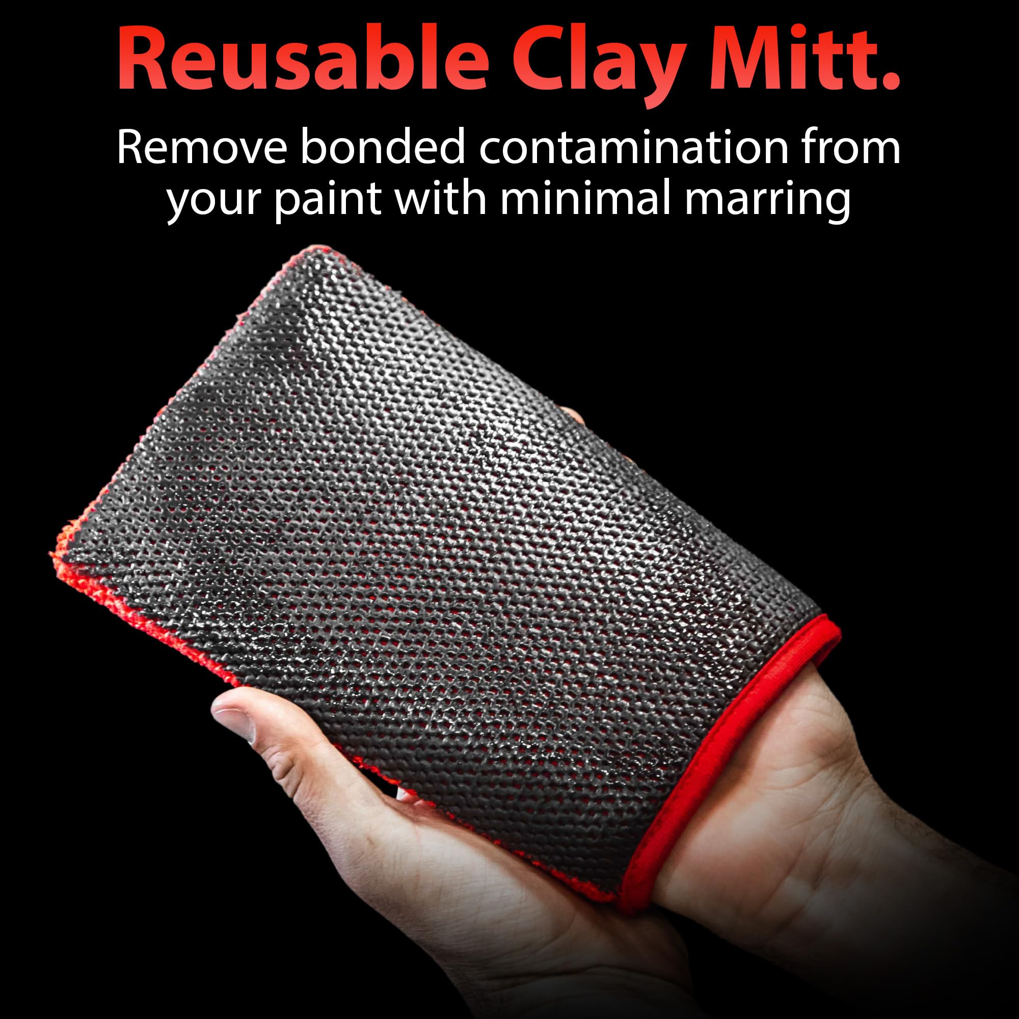 Clay Bar Lubricant - 粘土手袋 中間粘土ロッド 注入手袋 自動車用ディテール手袋は、塗装されたガラスホイールなどの破片を素早く除去します