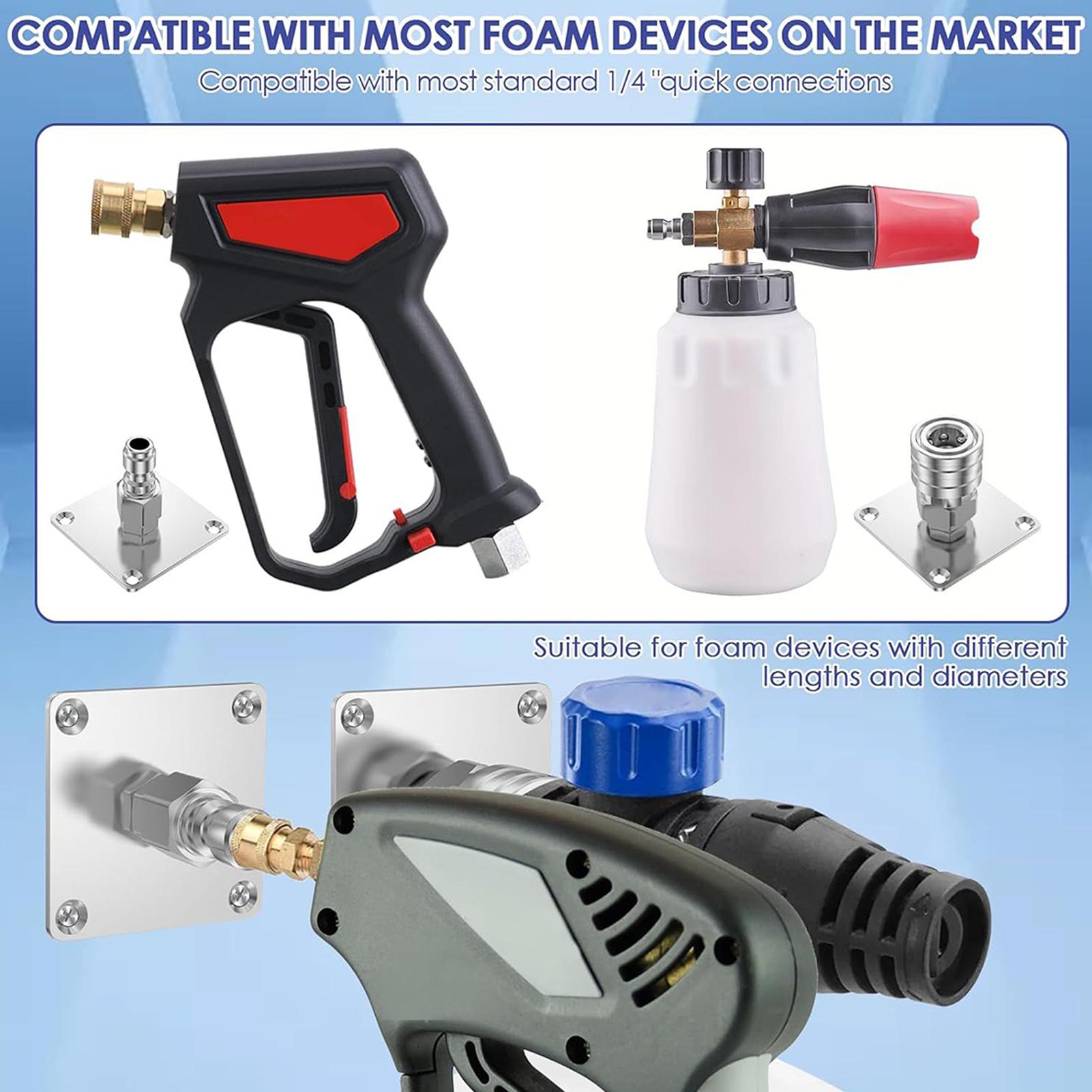 高圧洗浄機オーガナイザー、高圧フォームキャノンラック、壁掛け - Foam Cannon Car Wash のレビューと価格